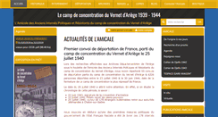 Desktop Screenshot of campduvernet.eu